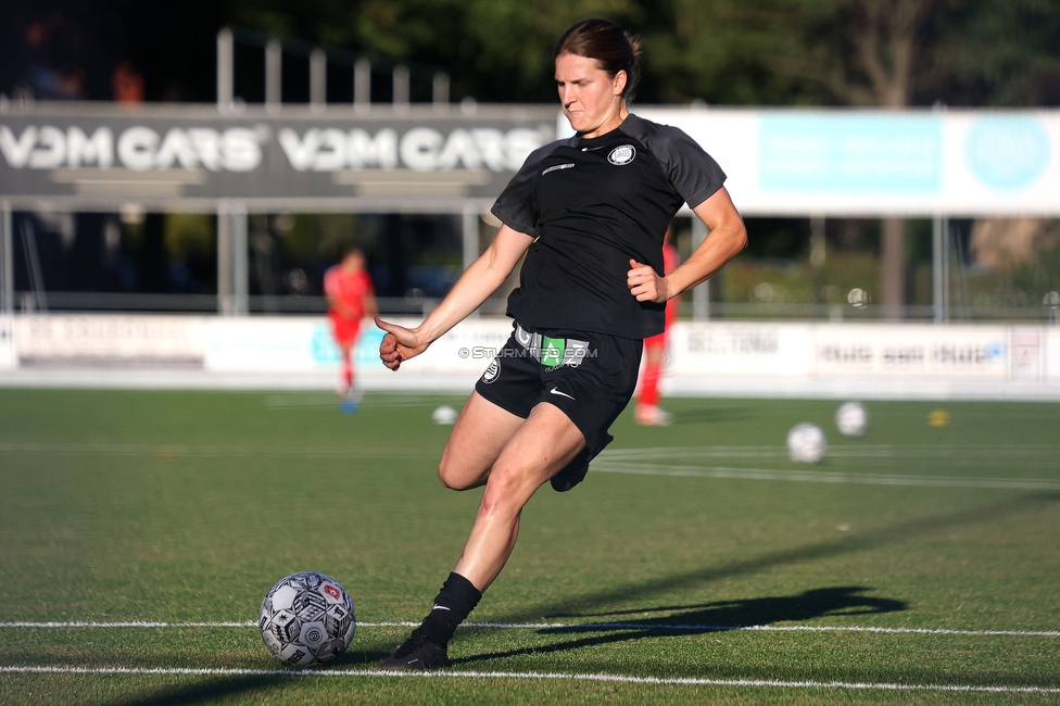 Twente Vrouwen - Sturm Damen
UEFA Champions League Qualifikation, 1. Runde, FC Twente Enschede Vrouwen - SK Sturm Graz Damen, Stadion Schreuserve Enschede, 06.09.2023. 

Foto zeigt Sophie Maierhofer (Sturm Damen)
