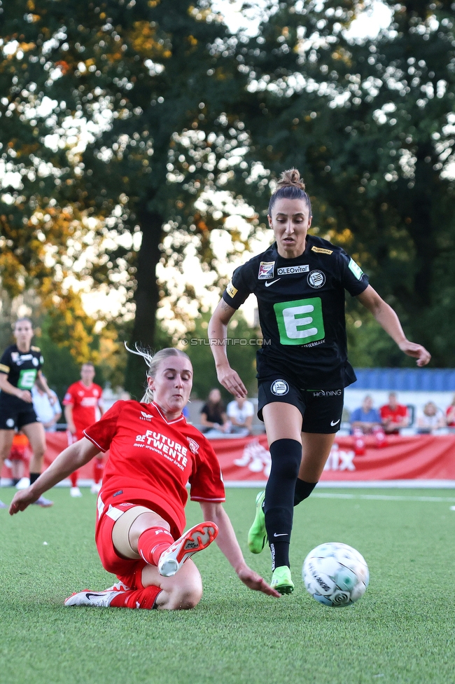 Twente Vrouwen - Sturm Damen
UEFA Champions League Qualifikation, 1. Runde, FC Twente Enschede Vrouwen - SK Sturm Graz Damen, Stadion Schreuserve Enschede, 06.09.2023. 

Foto zeigt Andrea Glibo (Sturm Damen)
