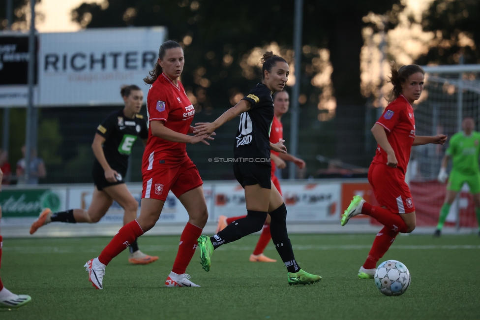 Twente Vrouwen - Sturm Damen
UEFA Champions League Qualifikation, 1. Runde, FC Twente Enschede Vrouwen - SK Sturm Graz Damen, Stadion Schreuserve Enschede, 06.09.2023. 

Foto zeigt Andrea Glibo (Sturm Damen)
