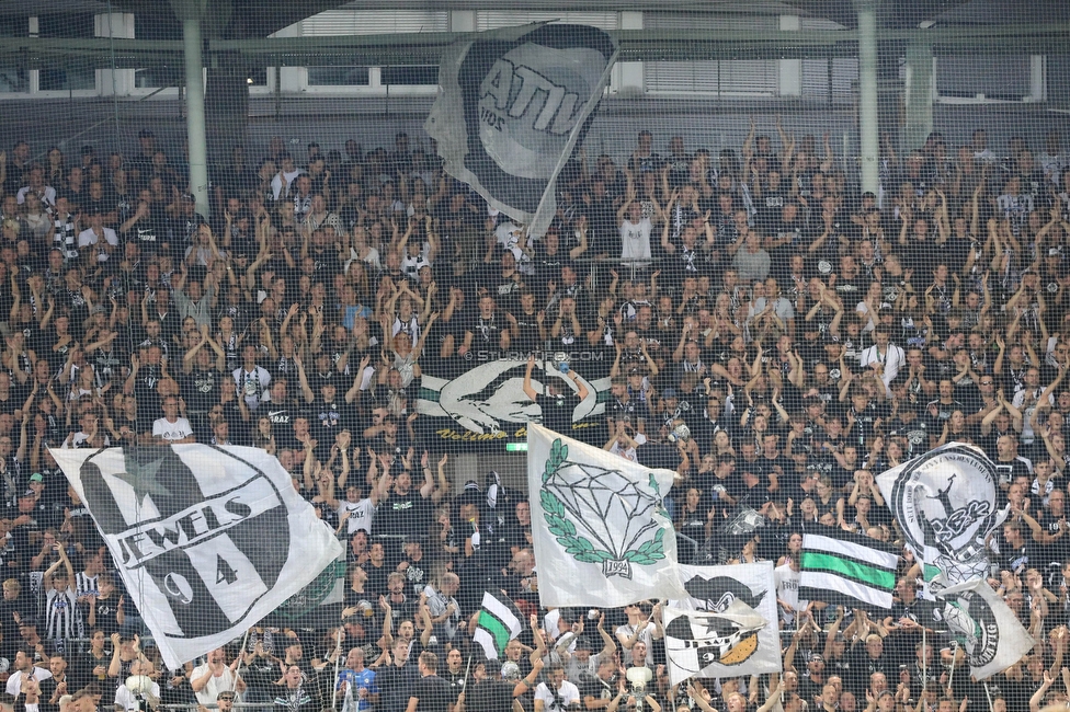 Sturm Graz - RB Salzburg
Oesterreichische Fussball Bundesliga, 7. Runde, SK Sturm Graz - FC RB Salzburg,  Stadion Liebenau Graz, 16.09.2023. 

Foto zeigt Fans von Sturm mit einer Choreografie
Schlüsselwörter: jewels unita