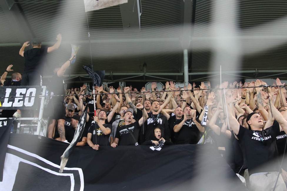 Sturm Graz - RB Salzburg
Oesterreichische Fussball Bundesliga, 7. Runde, SK Sturm Graz - FC RB Salzburg,  Stadion Liebenau Graz, 16.09.2023. 

Foto zeigt Fans von Sturm
Schlüsselwörter: brigata