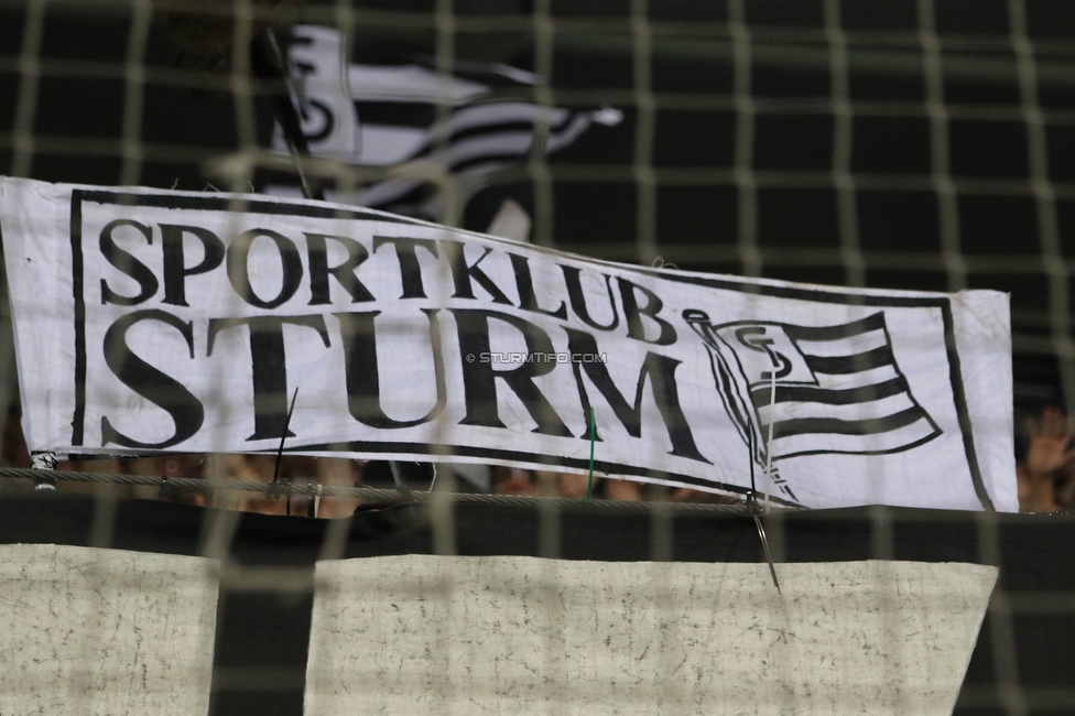 Sturm Graz - RB Salzburg
Oesterreichische Fussball Bundesliga, 7. Runde, SK Sturm Graz - FC RB Salzburg,  Stadion Liebenau Graz, 16.09.2023. 

Foto zeigt Fans von Sturm
