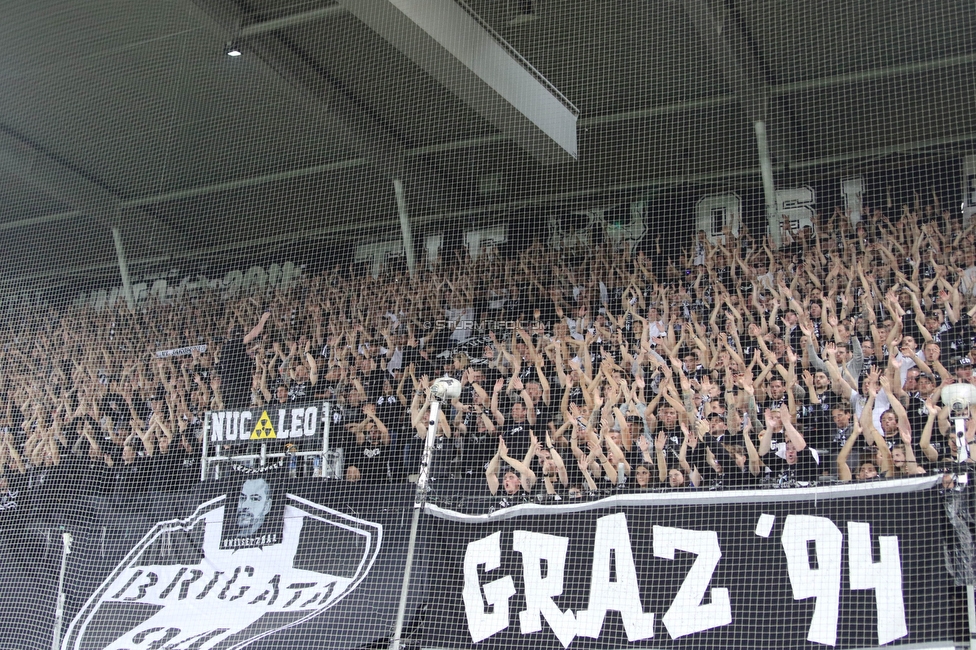 Sturm Graz - RB Salzburg
Oesterreichische Fussball Bundesliga, 7. Runde, SK Sturm Graz - FC RB Salzburg,  Stadion Liebenau Graz, 16.09.2023. 

Foto zeigt Fans von Sturm
Schlüsselwörter: sturmflut