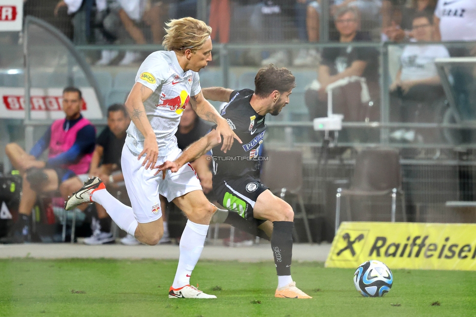 Sturm Graz - RB Salzburg
Oesterreichische Fussball Bundesliga, 7. Runde, SK Sturm Graz - FC RB Salzburg,  Stadion Liebenau Graz, 16.09.2023. 

Foto zeigt Otar Kiteishvili (Sturm)
