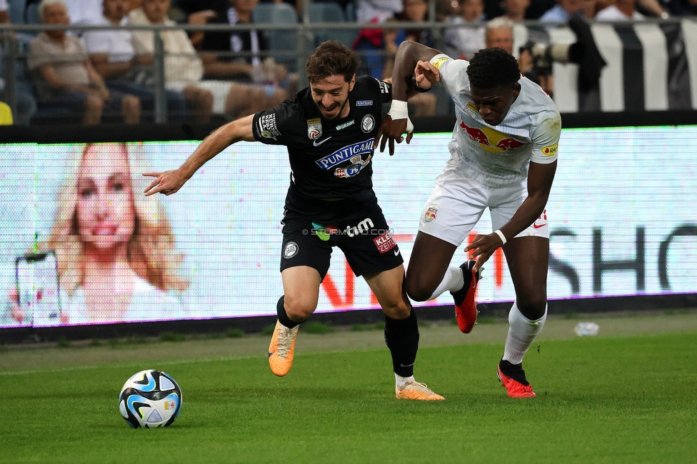 Sturm Graz - RB Salzburg
Oesterreichische Fussball Bundesliga, 7. Runde, SK Sturm Graz - FC RB Salzburg,  Stadion Liebenau Graz, 16.09.2023. 

Foto zeigt Otar Kiteishvili (Sturm)
