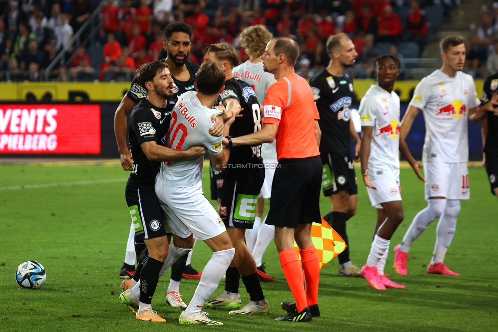 Sturm Graz - RB Salzburg
Oesterreichische Fussball Bundesliga, 7. Runde, SK Sturm Graz - FC RB Salzburg, Stadion Liebenau Graz, 16.09.2023. 

Foto zeigt Otar Kiteishvili (Sturm)
