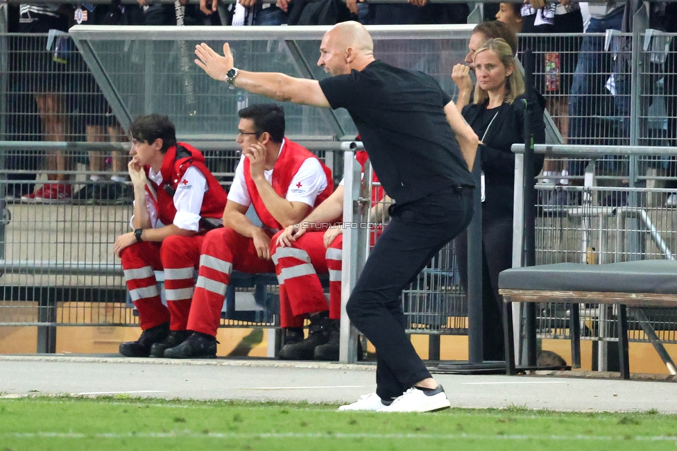 Sturm Graz - RB Salzburg
Oesterreichische Fussball Bundesliga, 7. Runde, SK Sturm Graz - FC RB Salzburg,  Stadion Liebenau Graz, 16.09.2023. 

Foto zeigt Christian Ilzer (Cheftrainer Sturm)
