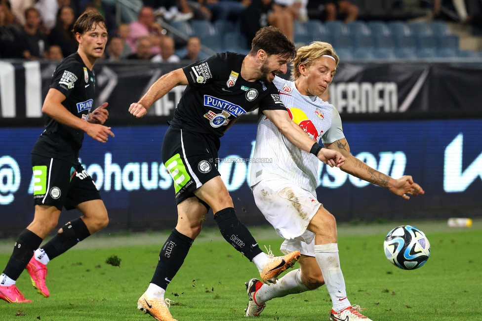 Sturm Graz - RB Salzburg
Oesterreichische Fussball Bundesliga, 7. Runde, SK Sturm Graz - FC RB Salzburg,  Stadion Liebenau Graz, 16.09.2023. 

Foto zeigt Otar Kiteishvili (Sturm)
