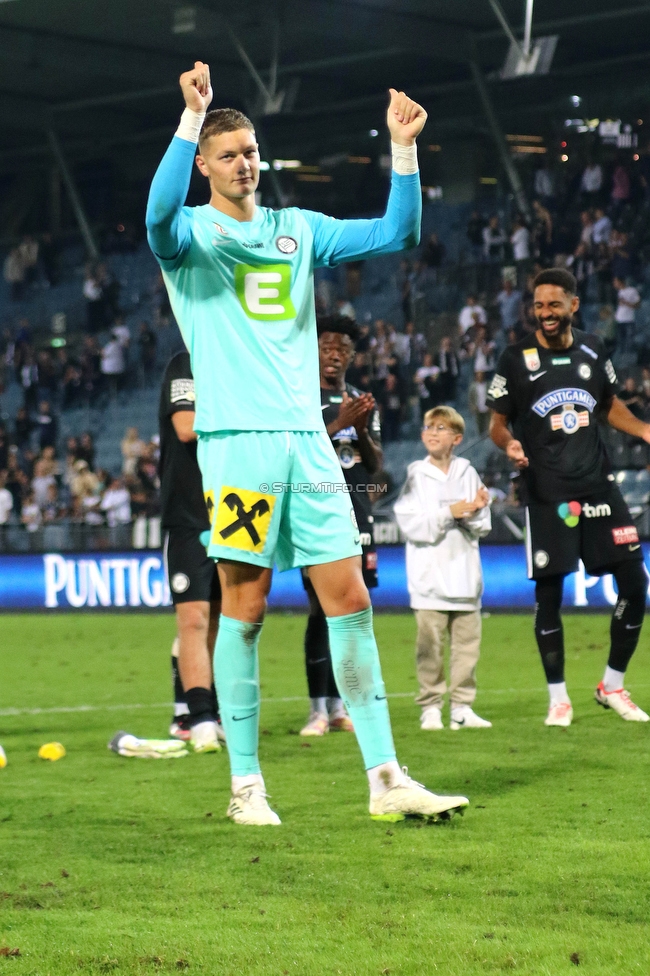 Sturm Graz - RB Salzburg
Oesterreichische Fussball Bundesliga, 7. Runde, SK Sturm Graz - FC RB Salzburg,  Stadion Liebenau Graz, 16.09.2023. 

Foto zeigt Kjell Scherpen (Sturm)
