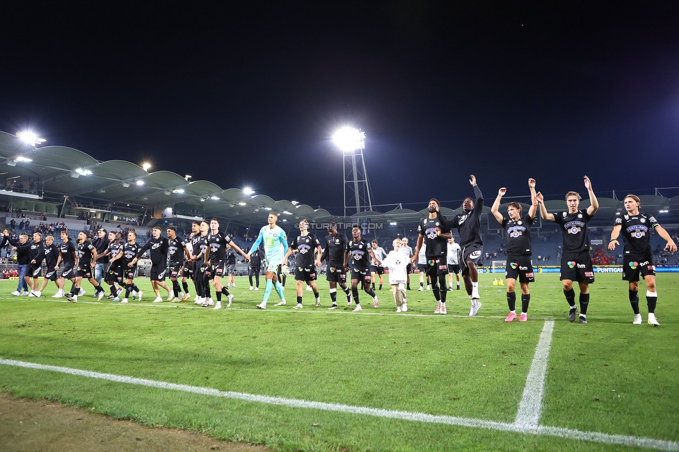 Sturm Graz - RB Salzburg
Oesterreichische Fussball Bundesliga, 7. Runde, SK Sturm Graz - FC RB Salzburg, Stadion Liebenau Graz, 16.09.2023. 

Foto zeigt die Mannschaft von Sturm
