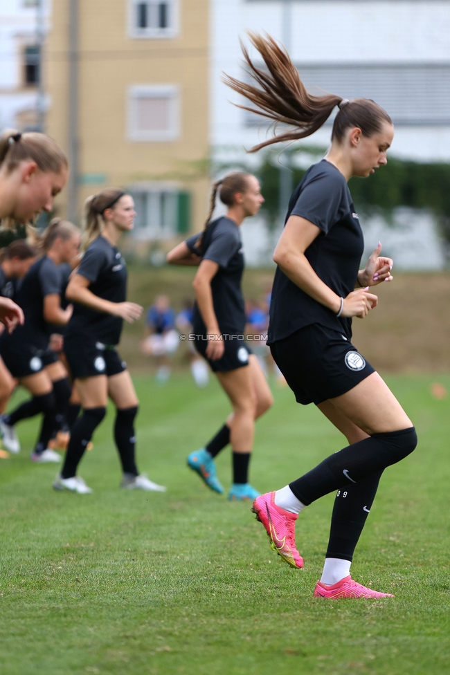 Sturm Damen - Austria Wien
OEFB Frauen Bundesliga, 3. Runde, SK Sturm Graz Damen - FK Austria Wien, Gruabn Graz, 16.09.2023. 

Foto zeigt Merle Kirschstein (Sturm Damen)
