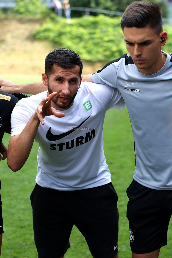 Sturm Damen - Austria Wien
OEFB Frauen Bundesliga, 3. Runde, SK Sturm Graz Damen - FK Austria Wien, Gruabn Graz, 16.09.2023. 

Foto zeigt Sargon Duran (Cheftrainer Sturm Damen)
