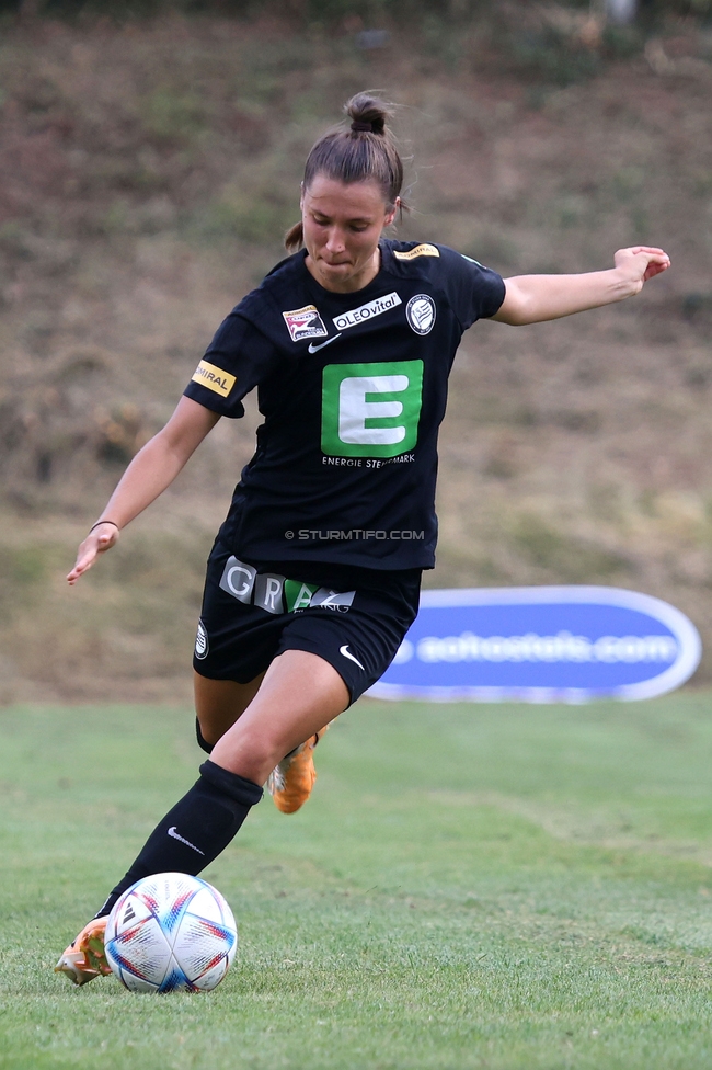 Sturm Damen - Austria Wien
OEFB Frauen Bundesliga, 3. Runde, SK Sturm Graz Damen - FK Austria Wien, Gruabn Graz, 16.09.2023. 

Foto zeigt Stefanie Grossgasteiger (Sturm Damen)
