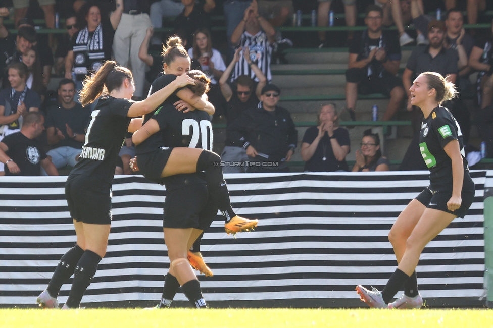 Sturm Damen - Austria Wien
OEFB Frauen Bundesliga, 3. Runde, SK Sturm Graz Damen - FK Austria Wien, Gruabn Graz, 16.09.2023. 

Foto zeigt Andrea Glibo (Sturm Damen)
