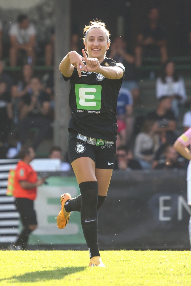 Sturm Damen - Austria Wien
OEFB Frauen Bundesliga, 3. Runde, SK Sturm Graz Damen - FK Austria Wien, Gruabn Graz, 16.09.2023. 

Foto zeigt Andrea Glibo (Sturm Damen)
