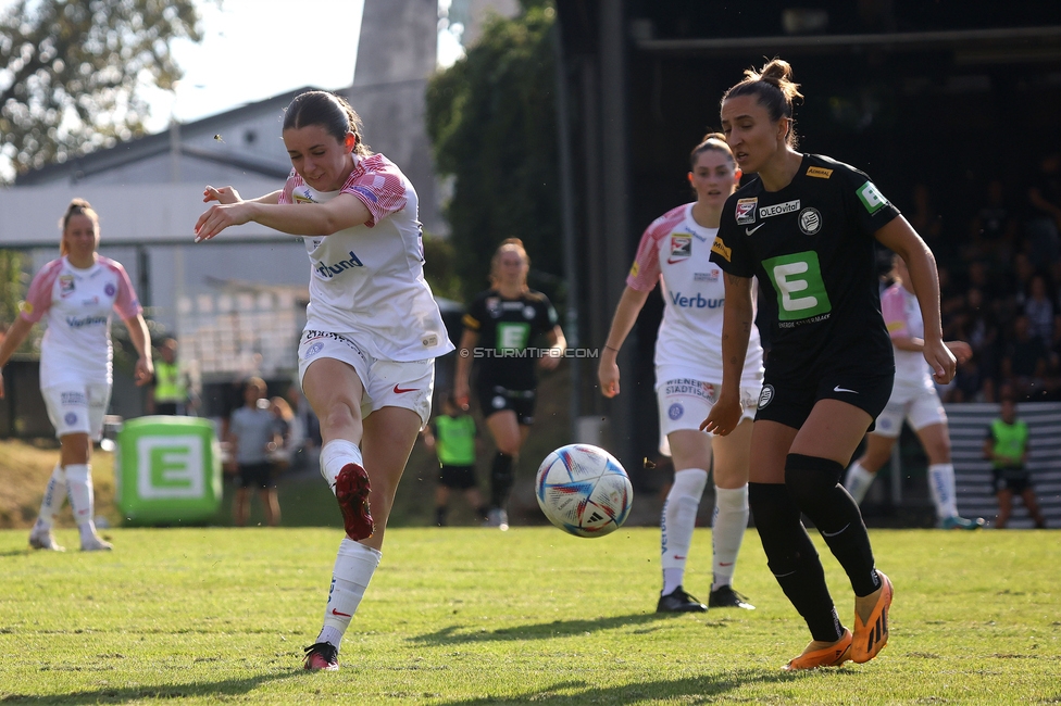 Sturm Damen - Austria Wien
OEFB Frauen Bundesliga, 3. Runde, SK Sturm Graz Damen - FK Austria Wien, Gruabn Graz, 16.09.2023. 

Foto zeigt Andrea Glibo (Sturm Damen)
