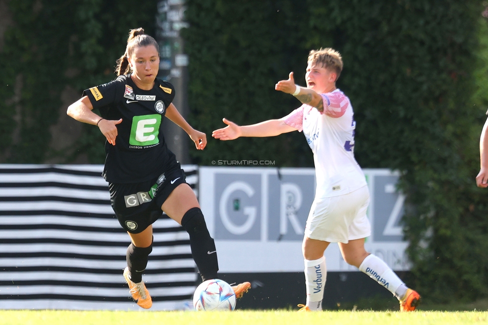 Sturm Damen - Austria Wien
OEFB Frauen Bundesliga, 3. Runde, SK Sturm Graz Damen - FK Austria Wien, Gruabn Graz, 16.09.2023. 

Foto zeigt Stefanie Grossgasteiger (Sturm Damen)
