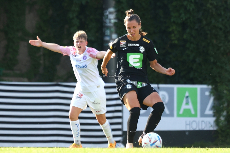 Sturm Damen - Austria Wien
OEFB Frauen Bundesliga, 3. Runde, SK Sturm Graz Damen - FK Austria Wien, Gruabn Graz, 16.09.2023. 

Foto zeigt Stefanie Grossgasteiger (Sturm Damen)
