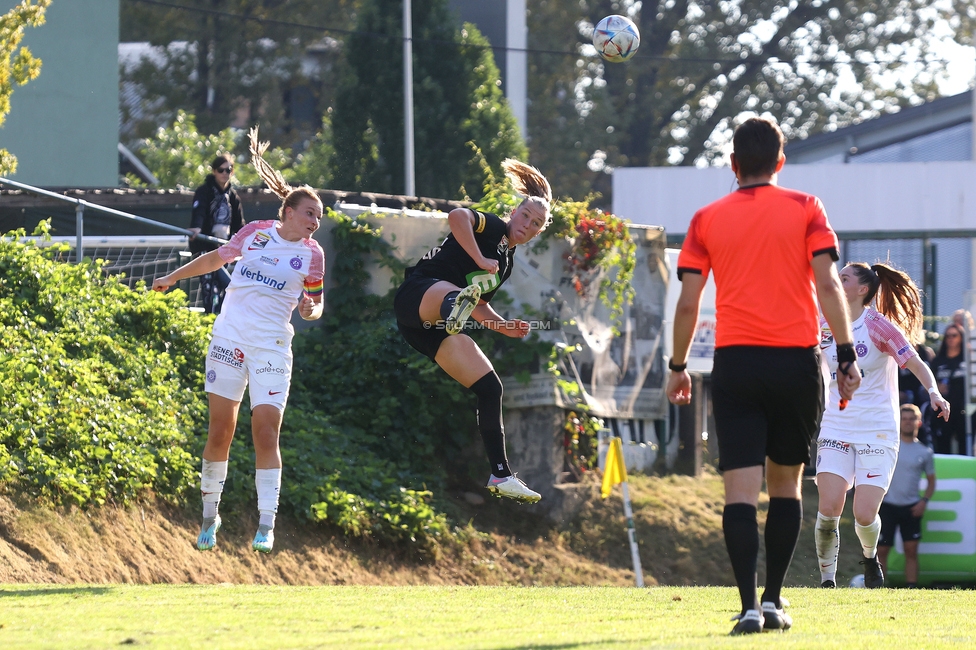 Sturm Damen - Austria Wien
OEFB Frauen Bundesliga, 3. Runde, SK Sturm Graz Damen - FK Austria Wien, Gruabn Graz, 16.09.2023. 

Foto zeigt Laura Lillholm-Petersen (Sturm Damen)
