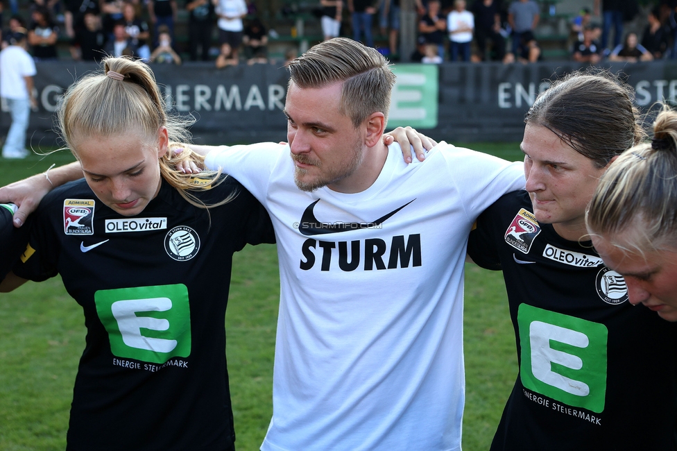 Sturm Damen - Austria Wien
OEFB Frauen Bundesliga, 3. Runde, SK Sturm Graz Damen - FK Austria Wien, Gruabn Graz, 16.09.2023. 

Foto zeigt Michael Erlitz (Sportlicher Leiter Sturm Damen)
