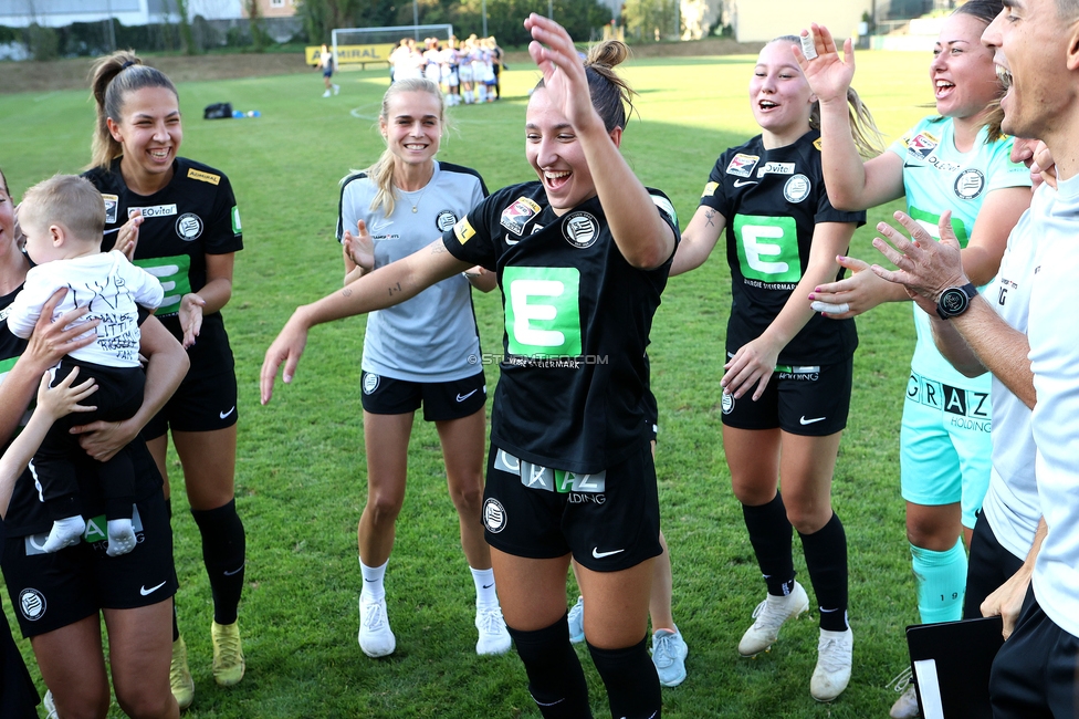 Sturm Damen - Austria Wien
OEFB Frauen Bundesliga, 3. Runde, SK Sturm Graz Damen - FK Austria Wien, Gruabn Graz, 16.09.2023. 

Foto zeigt Andrea Glibo (Sturm Damen)
