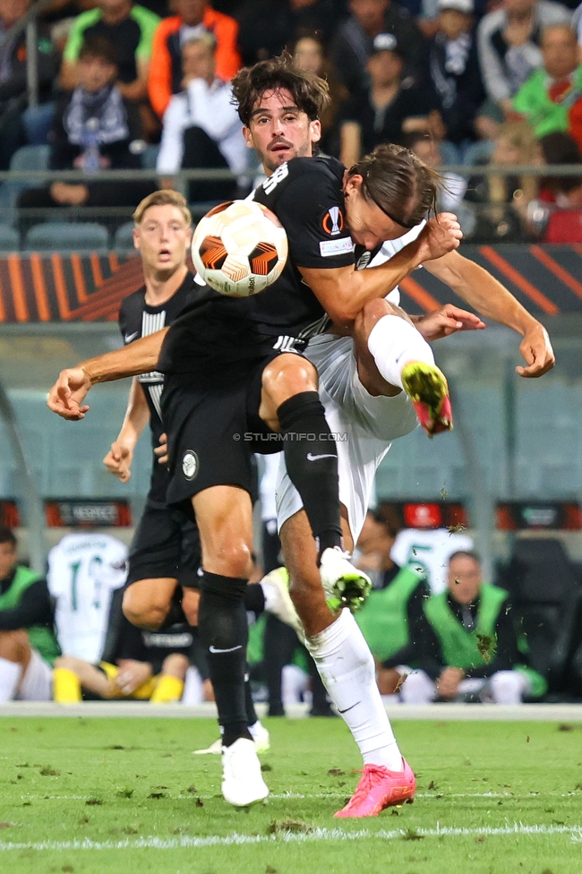 Sturm Graz - Sporting
UEFA Europa League Gruppenphase 1. Spieltag, SK Sturm Graz - Sporting Lissabon, Stadion Liebenau Graz, 21.09.2023. 

Foto zeigt
