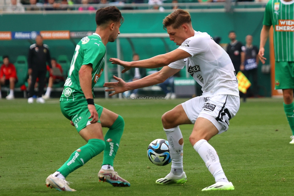 Rapid Wien - Sturm Graz
Oesterreichische Fussball Bundesliga, 8. Runde, SK Rapid Wien - SK Sturm Graz, Weststadion Wien, 24.09.2023. 

Foto zeigt Alexander Prass (Sturm)
