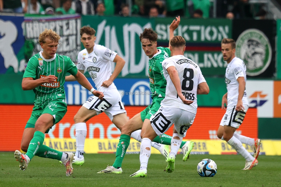 Rapid Wien - Sturm Graz
Oesterreichische Fussball Bundesliga, 8. Runde, SK Rapid Wien - SK Sturm Graz, Weststadion Wien, 24.09.2023. 

Foto zeigt Alexander Prass (Sturm)
