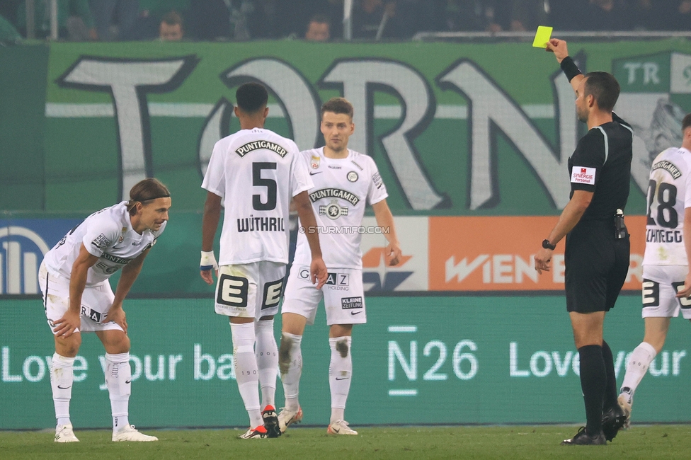 Rapid Wien - Sturm Graz
Oesterreichische Fussball Bundesliga, 8. Runde, SK Rapid Wien - SK Sturm Graz, Weststadion Wien, 24.09.2023. 

Foto zeigt Stefan Hierlaender (Sturm)
