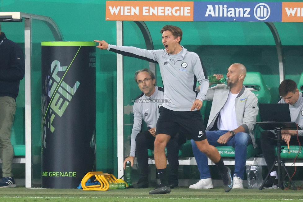 Rapid Wien - Sturm Graz
Oesterreichische Fussball Bundesliga, 8. Runde, SK Rapid Wien - SK Sturm Graz, Weststadion Wien, 24.09.2023. 

Foto zeigt Dominik Deutschl (Co-Trainer Sturm)
