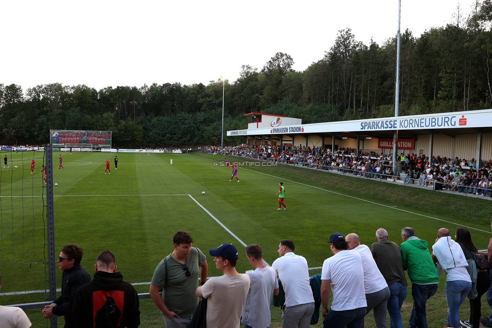 Leobendorf - Sturm Graz
OEFB Cup, 2. Runde, SV Leobendorf - SK Sturm Graz, Franz Haas Stadion Leobendorf, 27.09.2023. 

Foto zeigt das Franz Haas Stadion
