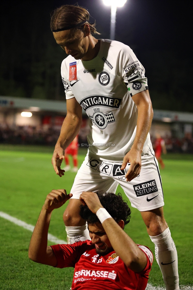 Leobendorf - Sturm Graz
OEFB Cup, 2. Runde, SV Leobendorf - SK Sturm Graz, Franz Haas Stadion Leobendorf, 27.09.2023. 

Foto zeigt Stefan Hierlaender (Sturm)
