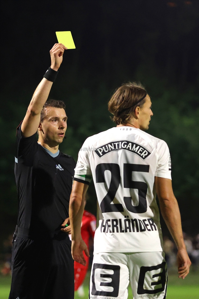 Leobendorf - Sturm Graz
OEFB Cup, 2. Runde, SV Leobendorf - SK Sturm Graz, Franz Haas Stadion Leobendorf, 27.09.2023. 

Foto zeigt Stefan Hierlaender (Sturm)
