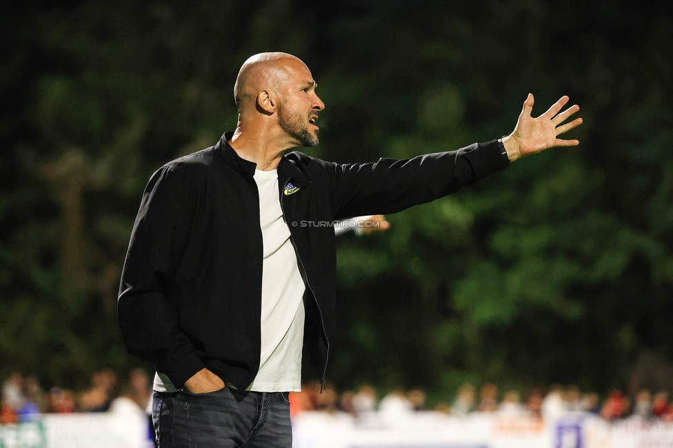 Leobendorf - Sturm Graz
OEFB Cup, 2. Runde, SV Leobendorf - SK Sturm Graz, Franz Haas Stadion Leobendorf, 27.09.2023. 

Foto zeigt Christian Ilzer (Cheftrainer Sturm)
