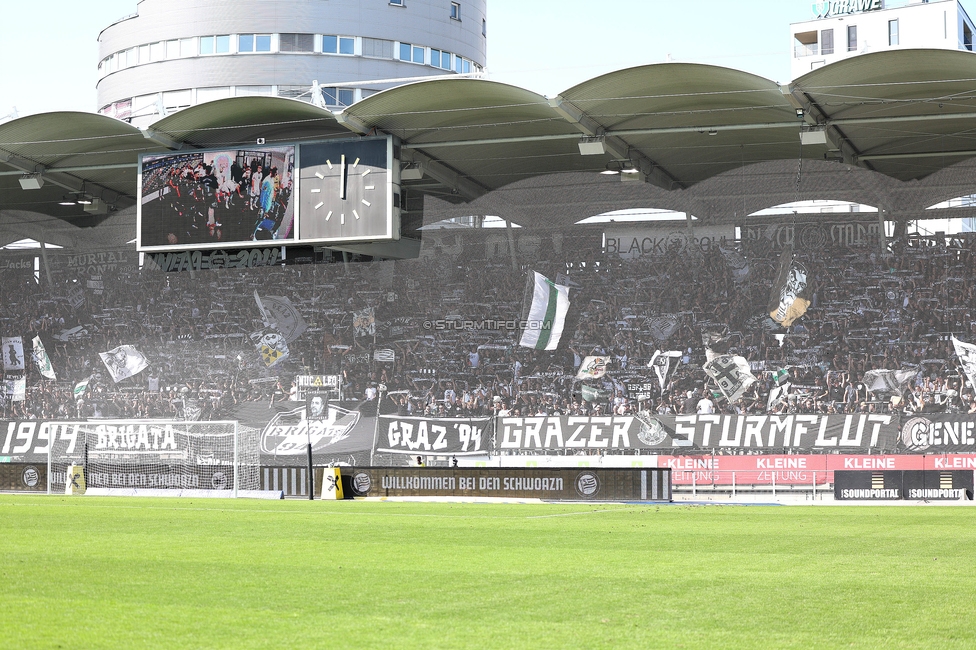 Sturm Graz - Wattens
Oesterreichische Fussball Bundesliga, 9. Runde, SK Sturm Graz - WSG Tirol, Stadion Liebenau Graz, 01.10.2023. 

Foto zeigt Fans von Sturm
