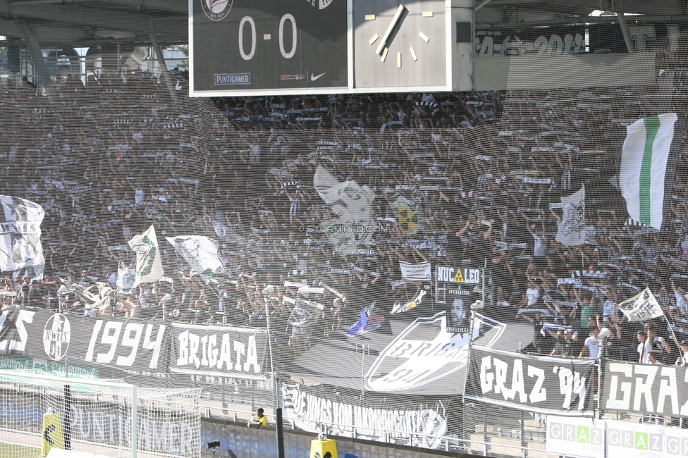 Sturm Graz - Wattens
Oesterreichische Fussball Bundesliga, 9. Runde, SK Sturm Graz - WSG Tirol, Stadion Liebenau Graz, 01.10.2023. 

Foto zeigt Fans von Sturm
