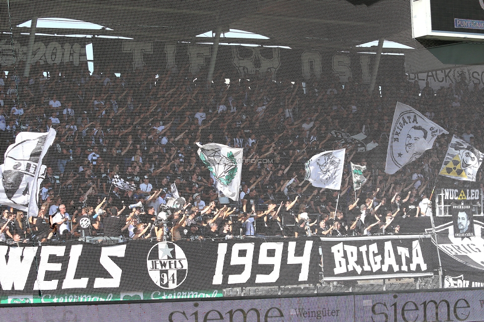 Sturm Graz - Wattens
Oesterreichische Fussball Bundesliga, 9. Runde, SK Sturm Graz - WSG Tirol, Stadion Liebenau Graz, 01.10.2023. 

Foto zeigt Fans von Sturm
