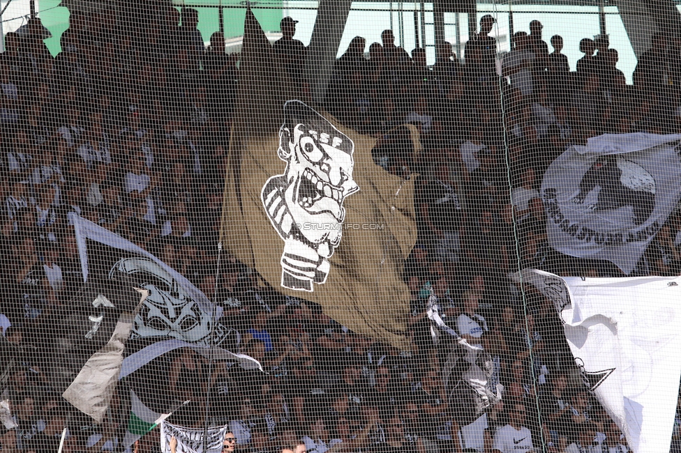 Sturm Graz - Wattens
Oesterreichische Fussball Bundesliga, 9. Runde, SK Sturm Graz - WSG Tirol, Stadion Liebenau Graz, 01.10.2023. 

Foto zeigt Fans von Sturm
