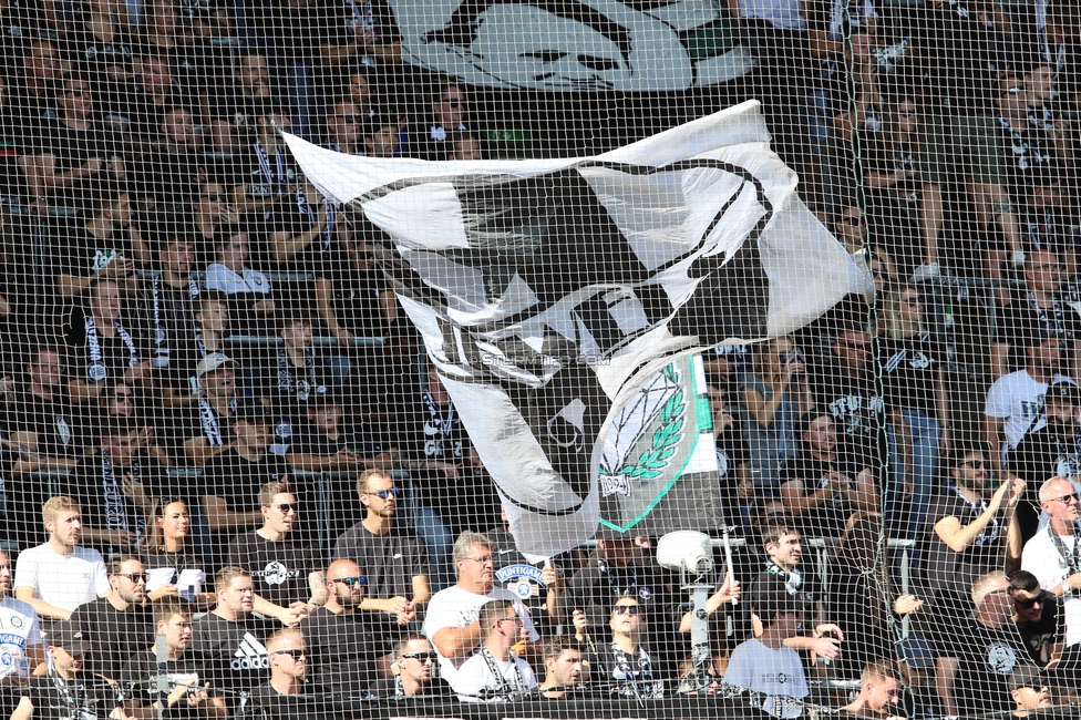 Sturm Graz - Wattens
Oesterreichische Fussball Bundesliga, 9. Runde, SK Sturm Graz - WSG Tirol, Stadion Liebenau Graz, 01.10.2023. 

Foto zeigt Fans von Sturm
