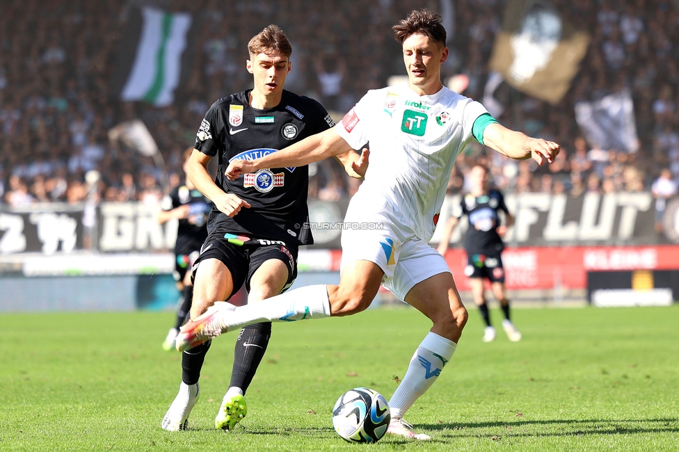 Sturm Graz - Wattens
Oesterreichische Fussball Bundesliga, 9. Runde, SK Sturm Graz - WSG Tirol, Stadion Liebenau Graz, 01.10.2023. 

Foto zeigt Szymon Wlodarczyk (Sturm)
