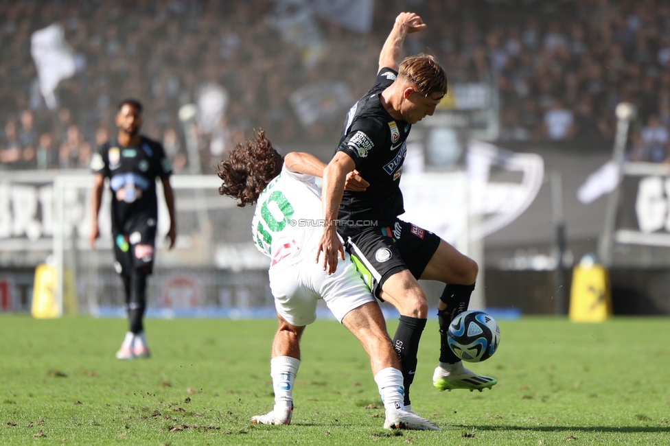 Sturm Graz - Wattens
Oesterreichische Fussball Bundesliga, 9. Runde, SK Sturm Graz - WSG Tirol, Stadion Liebenau Graz, 01.10.2023. 

Foto zeigt Alexander Prass (Sturm)
