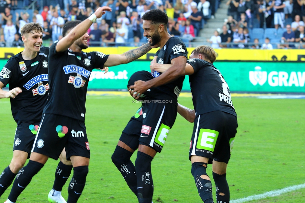 Sturm Graz - Wattens
Oesterreichische Fussball Bundesliga, 9. Runde, SK Sturm Graz - WSG Tirol, Stadion Liebenau Graz, 01.10.2023. 

Foto zeigt Gregory Wuethrich (Sturm)
