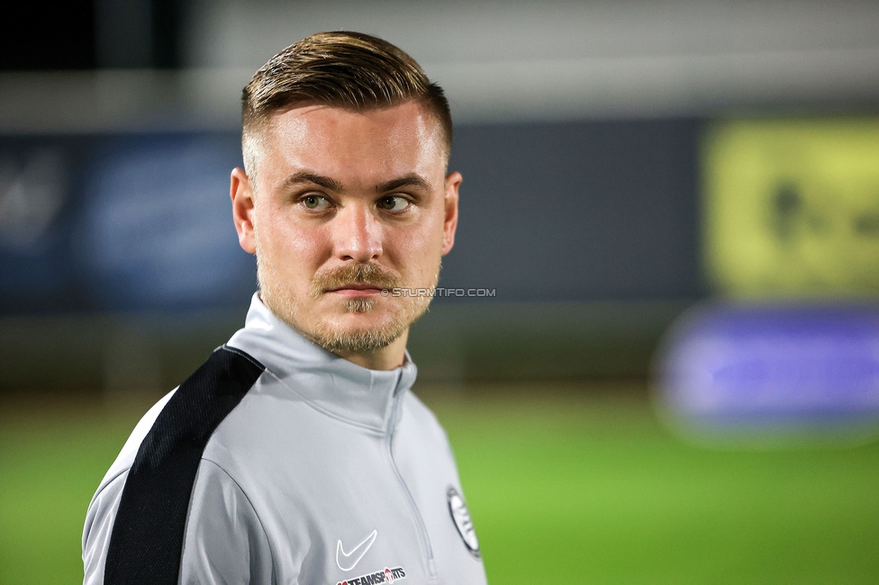 Sturm Damen - St. Poelten
OEFB Frauen Bundesliga, 5. Runde, SK Sturm Graz Damen - SKN St. Poelten, Trainingszentrum Messendorf, 06.10.2023. 

Foto zeigt Michael Erlitz (Sportlicher Leiter Sturm Damen)
