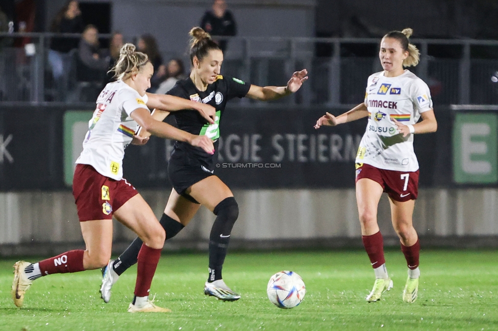 Sturm Damen - St. Poelten
OEFB Frauen Bundesliga, 5. Runde, SK Sturm Graz Damen - SKN St. Poelten, Trainingszentrum Messendorf, 06.10.2023. 

Foto zeigt Andrea Glibo (Sturm Damen)
