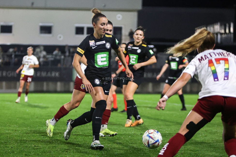 Sturm Damen - St. Poelten
OEFB Frauen Bundesliga, 5. Runde, SK Sturm Graz Damen - SKN St. Poelten, Trainingszentrum Messendorf, 06.10.2023. 

Foto zeigt Andrea Glibo (Sturm Damen)
