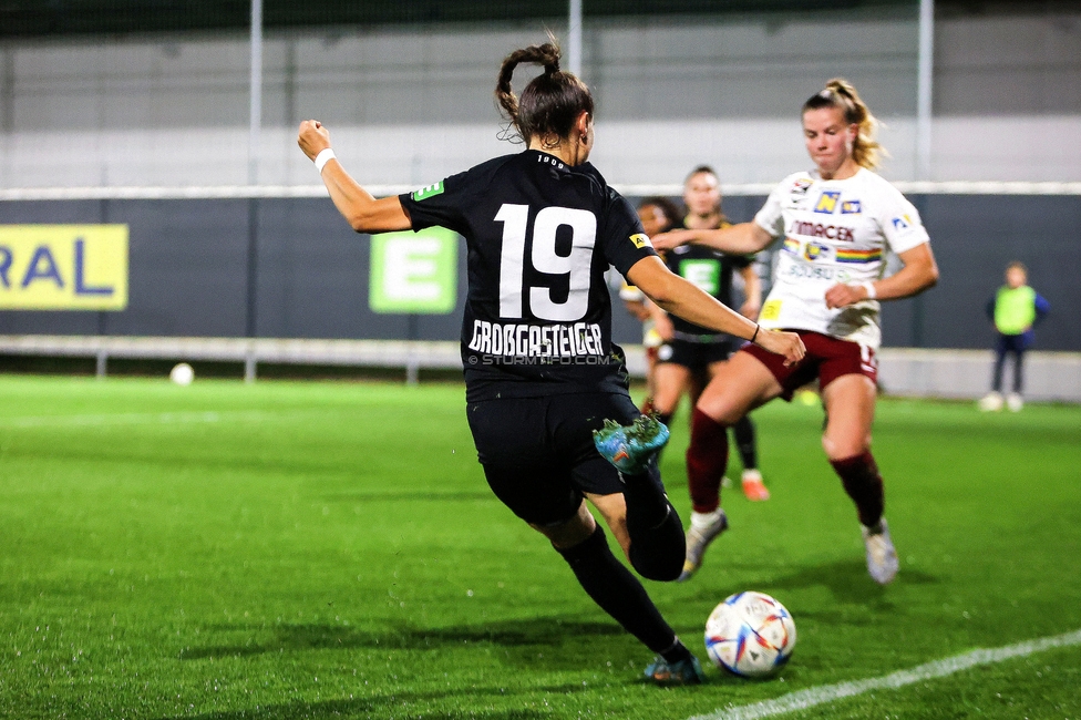 Sturm Damen - St. Poelten
OEFB Frauen Bundesliga, 5. Runde, SK Sturm Graz Damen - SKN St. Poelten, Trainingszentrum Messendorf, 06.10.2023. 

Foto zeigt Stefanie Grossgasteiger (Sturm Damen)
