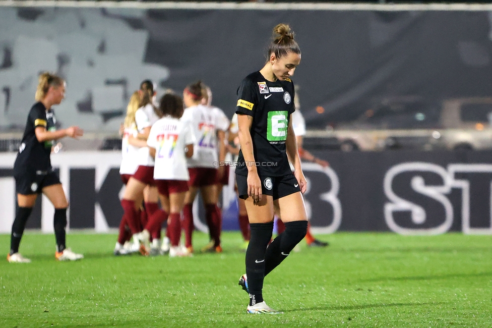 Sturm Damen - St. Poelten
OEFB Frauen Bundesliga, 5. Runde, SK Sturm Graz Damen - SKN St. Poelten, Trainingszentrum Messendorf, 06.10.2023. 

Foto zeigt Andrea Glibo (Sturm Damen)
