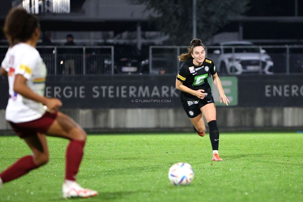 Sturm Damen - St. Poelten
OEFB Frauen Bundesliga, 5. Runde, SK Sturm Graz Damen - SKN St. Poelten, Trainingszentrum Messendorf, 06.10.2023. 

Foto zeigt Linda Mittermair (Sturm Damen)
