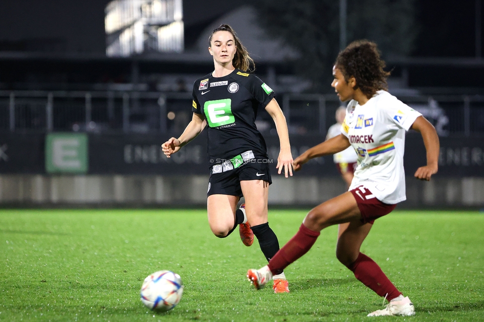 Sturm Damen - St. Poelten
OEFB Frauen Bundesliga, 5. Runde, SK Sturm Graz Damen - SKN St. Poelten, Trainingszentrum Messendorf, 06.10.2023. 

Foto zeigt Linda Mittermair (Sturm Damen)
