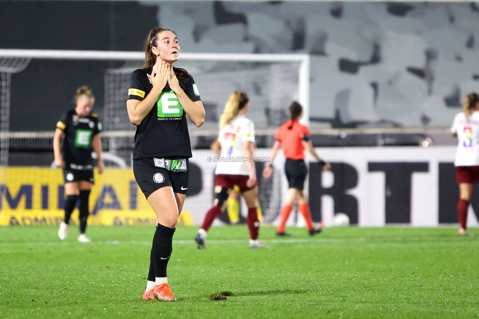 Sturm Damen - St. Poelten
OEFB Frauen Bundesliga, 5. Runde, SK Sturm Graz Damen - SKN St. Poelten, Trainingszentrum Messendorf, 06.10.2023. 

Foto zeigt Linda Mittermair (Sturm Damen)
